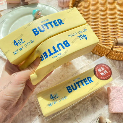 SQUISHY PLAQUETTE DE BEURRE ET BATÔN DE FROMAGE